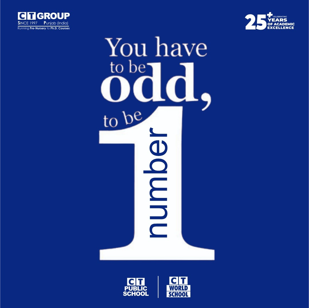 Be unique, be number one! Celebrate your individuality and stand out from the crowd. #ctgroup #morningpost #ctu #ctps #ctw #teamct #ctians #ctfamily #thinkpositive #thinkbig #beunique