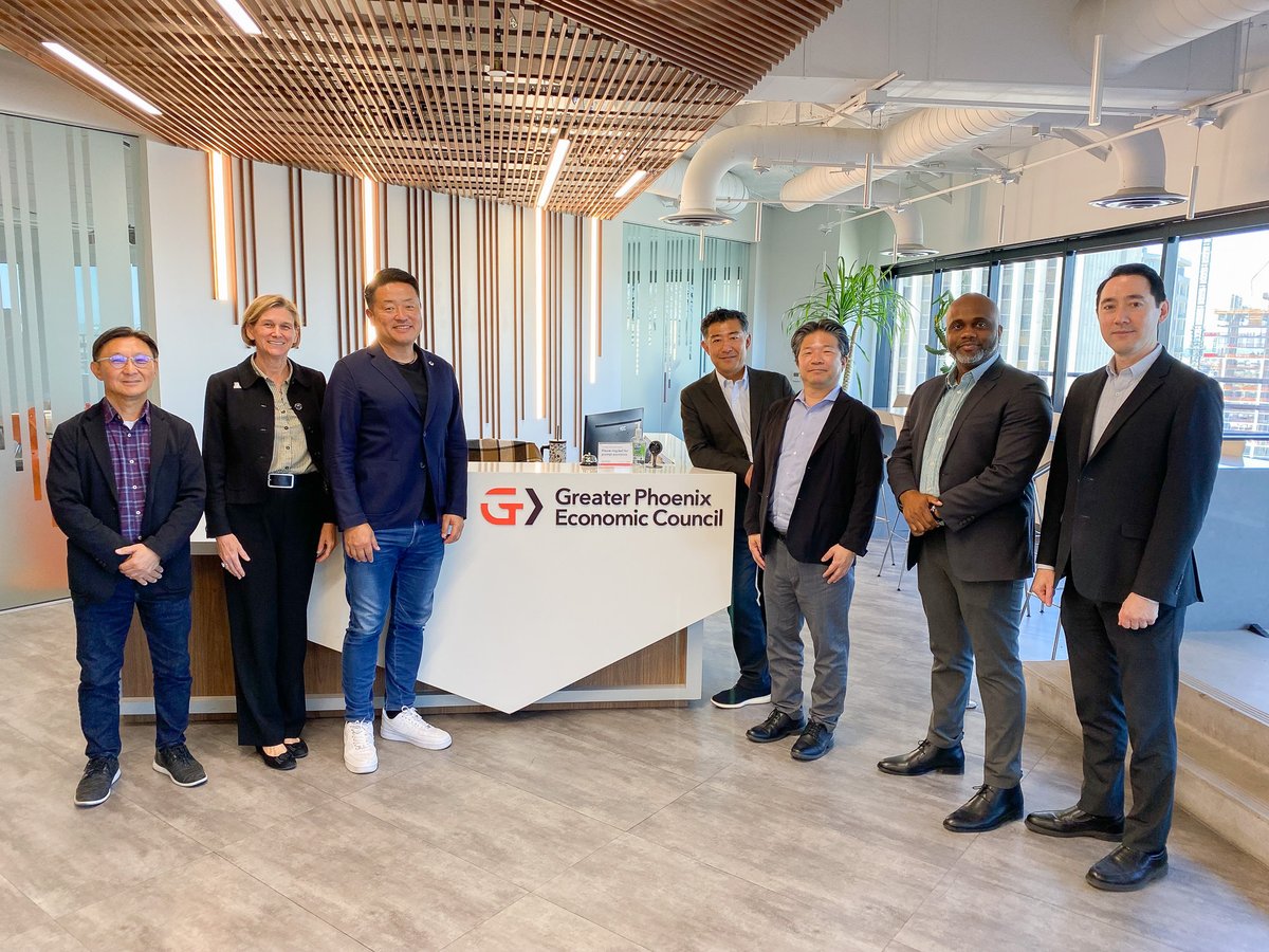 We met with @JMA_PR to discuss opportunities for Japanese companies, startups & investors to leverage #GreaterPHX's growth & plug into the vibrant local startup community. @uarizona @Thunderbird @PangaeaVentures @eis_network