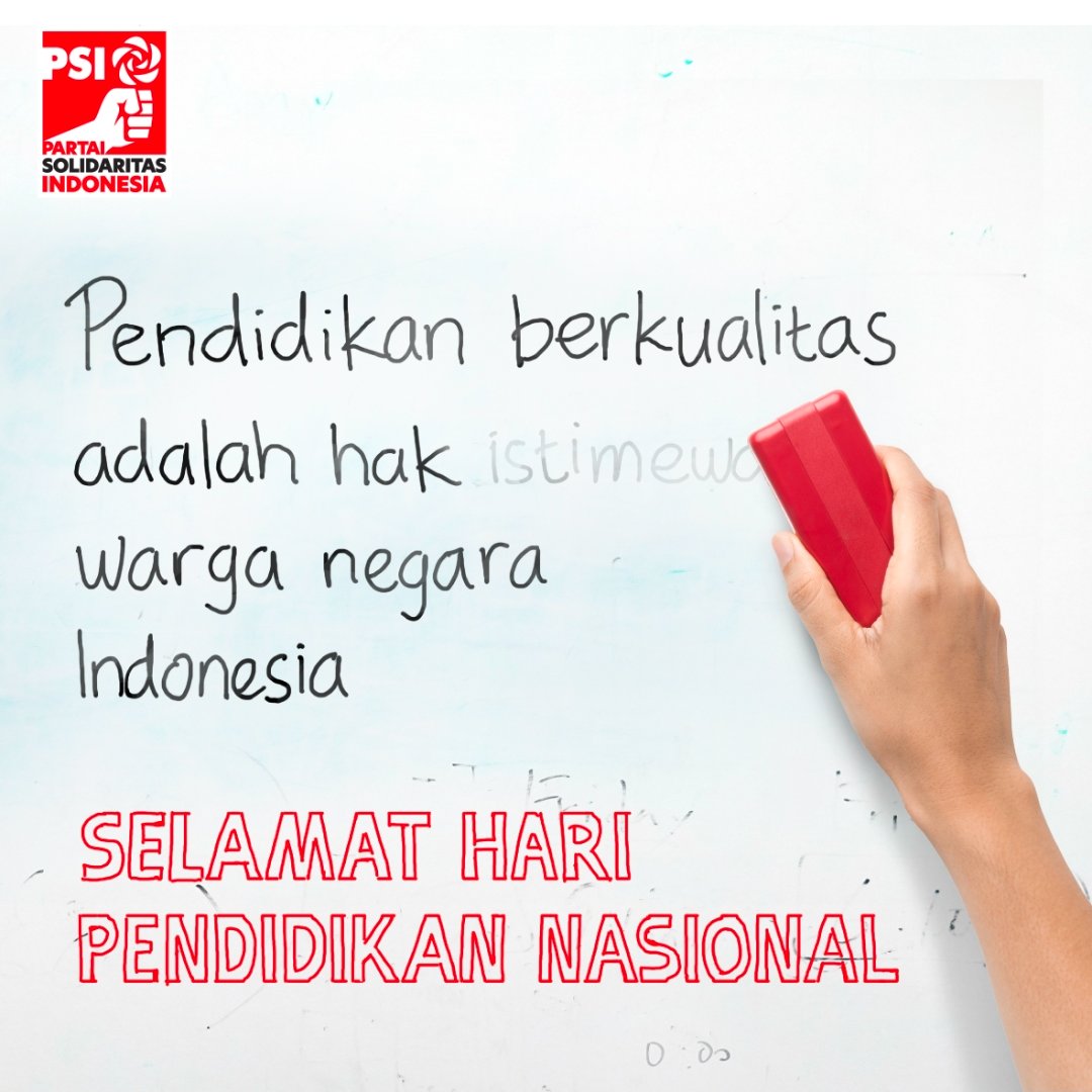 karena pendidikan adalah hak setiap manusia, siapapun warga negara Indonesia punya hak dan kesempatan yang sama untuk mengakses pendidikan berkualitas tanpa melihat oleh latar belakang suku, budaya, dan status sosial. PENDIDIKAN BERKUALITAS UNTUK SEMUA KEMAJUAN BAGI BANGSA