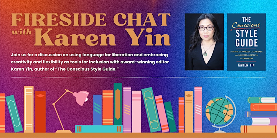 Join us for a virtual fireside chat with <a href="/KarenYin/">Karen Yin</a>, author of “​​The Conscious Style Guide: A Flexible Approach to Language that Includes, Respects, and Empowers” on May 8! Hosted by <a href="/LGBTQEditors/">LGBTQ+ Editors Association</a> in collaboration with <a href="/LAnlgja/">NLGJA Los Angeles</a> &amp; <a href="/TransJA/">Trans Journalists Association</a>. Reserve your spot today! Link below↓