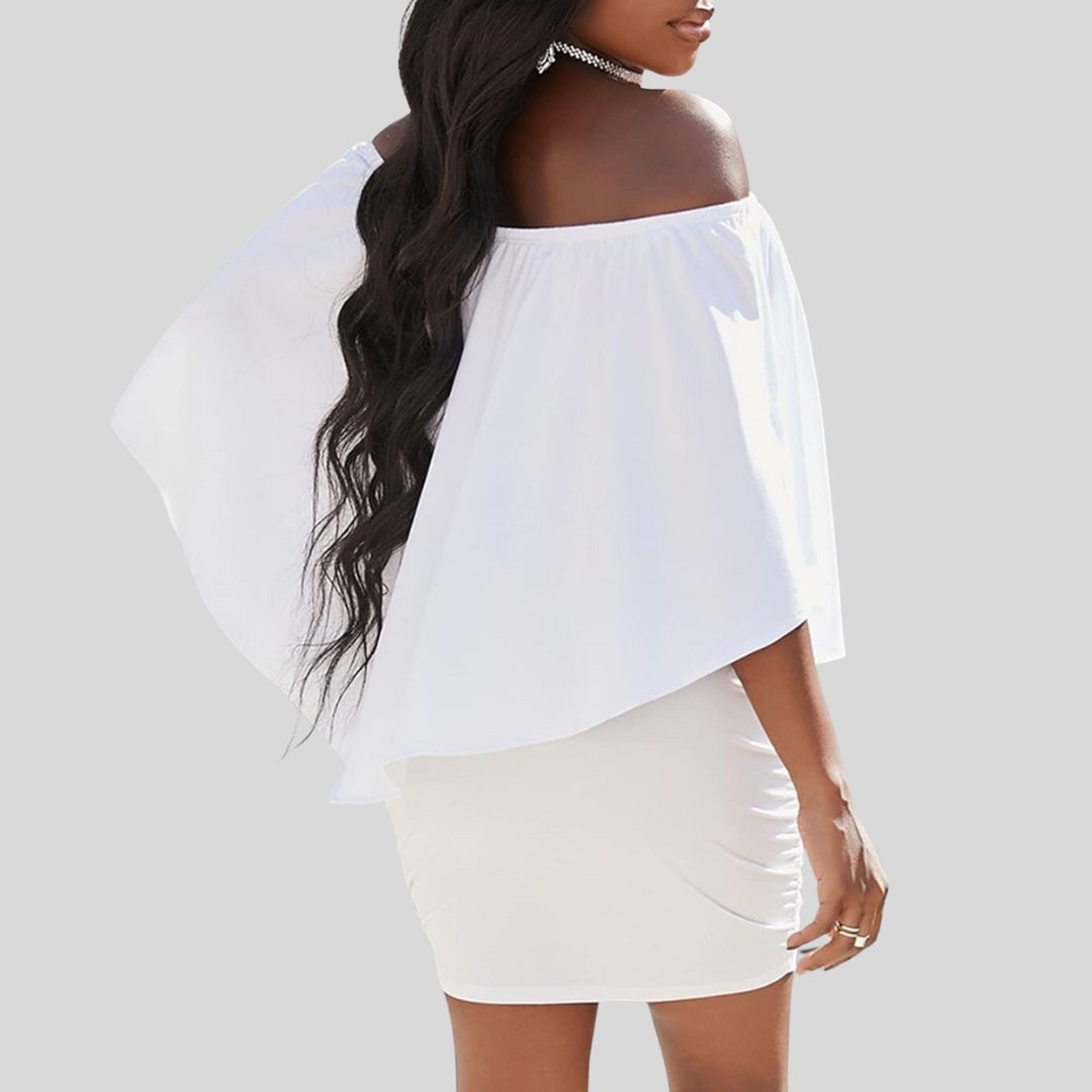 Chic Off-Shoulder Ruffle Mini Dress - Bodycon Nightclub Style for Women rb.gy/tj4mo9
Stand Out in Style Pair this sexy mini dress with high heels, sandals, or boots to complete the look. 
#dresses #bodyconfidence #women #womenoutfit