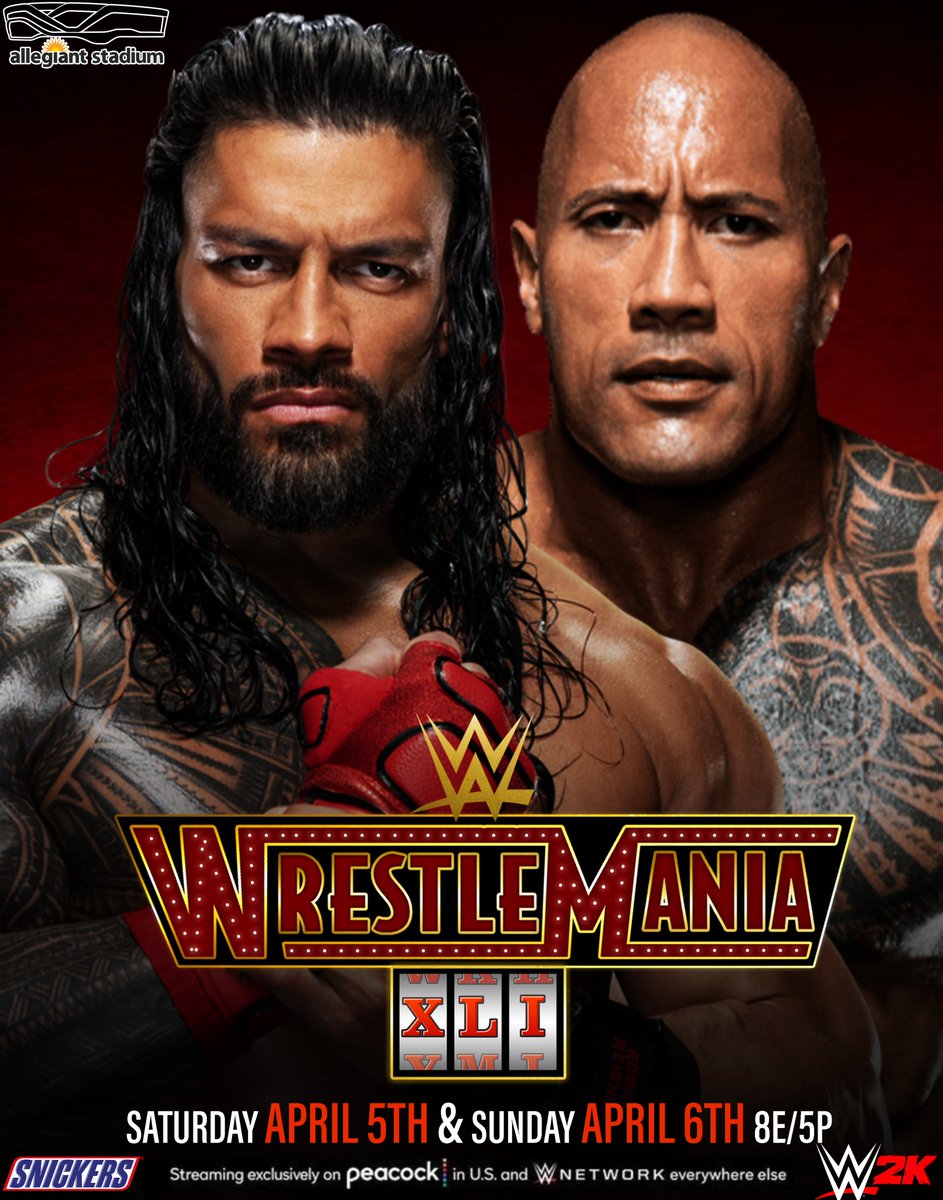 WrestleMania 41: Night 1 & Night 2 Main Event #WWE