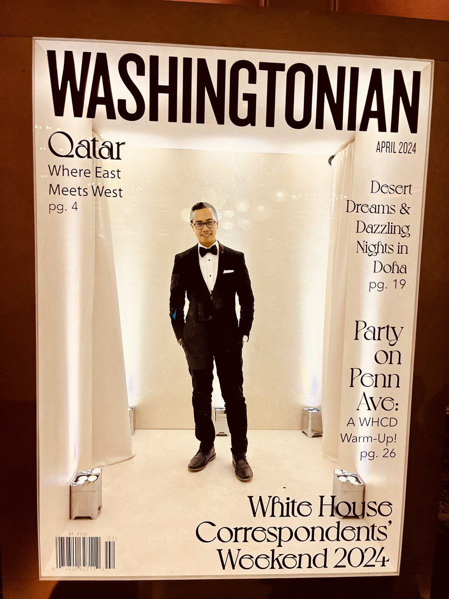 Didn’t realize how slimming I looked in my #Armani #tuxedo this past weekend! Thx again to my friends from the @washingtonian and @QatarEmbassyUSA and the @FourSeasons in DC! For sure a White House Correspondents Weekend to remember! #WHCD #Dapper #SlimFit #Washingtonian #Qatar