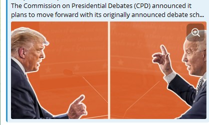 Presidential Commission Refuses to Host Earlier, More Frequent Trump-Biden Debates. CORRUPTION. THE SYSTEM IS RIGGED AGAINST TRUMP!