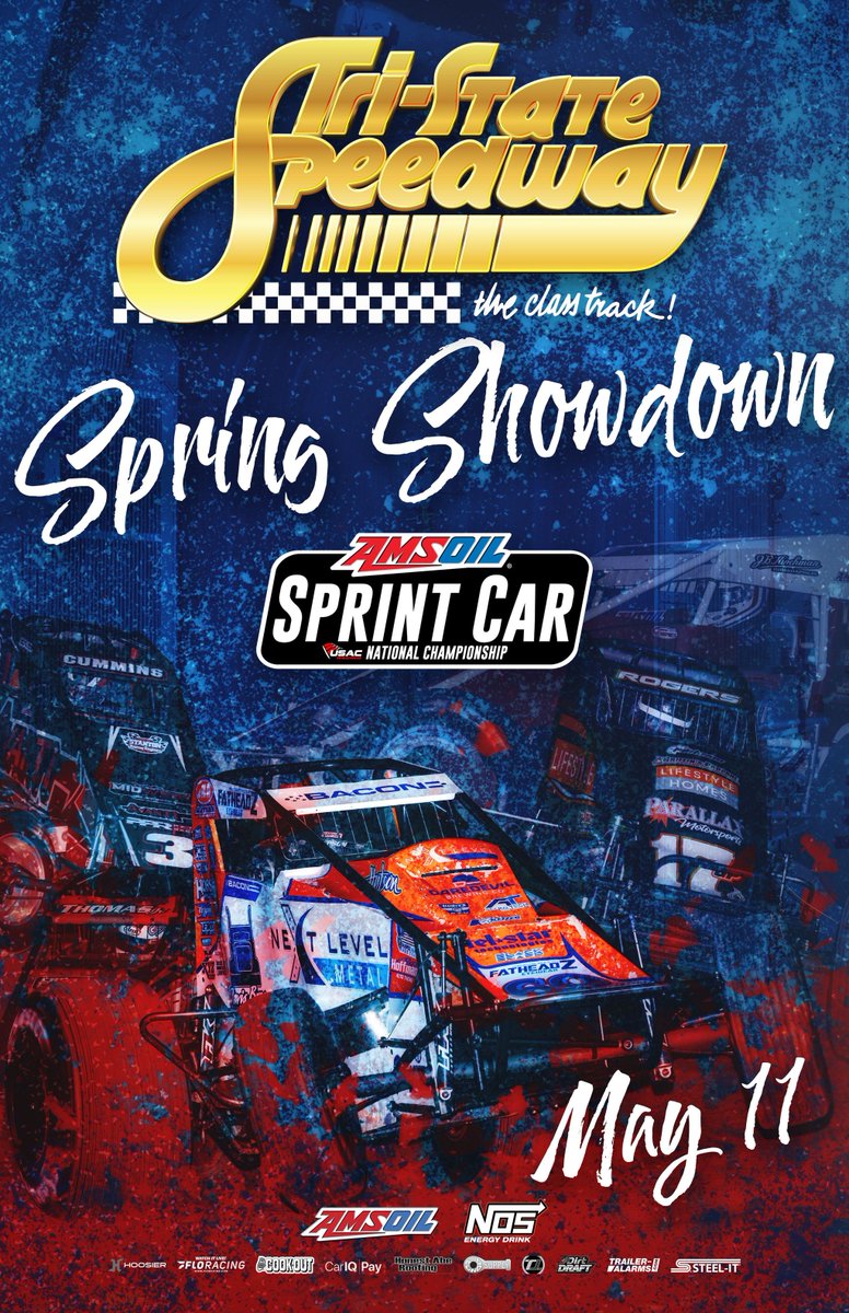 Class is in Session! 🏫 Meet us at @TSS_Haubstadt for the 11th edition of the Spring Showdown. The bell rings & the flag drops at The Class Track in southern Indiana on Saturday night, May 11.