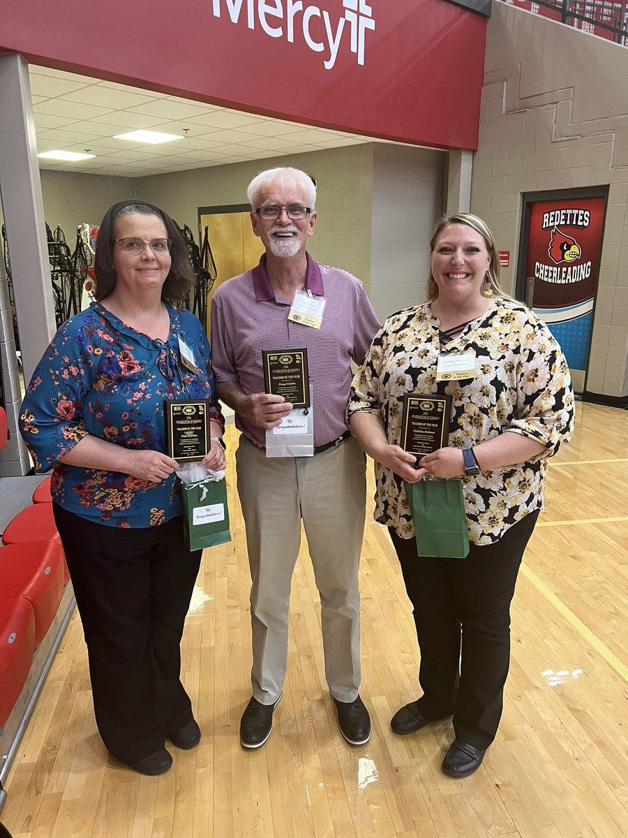 Congratulations to East Newton Teachers of the Year!  Pam Sternes, Doug Gripka, and Tabitha Holmes. Couldn’t be more deserving!