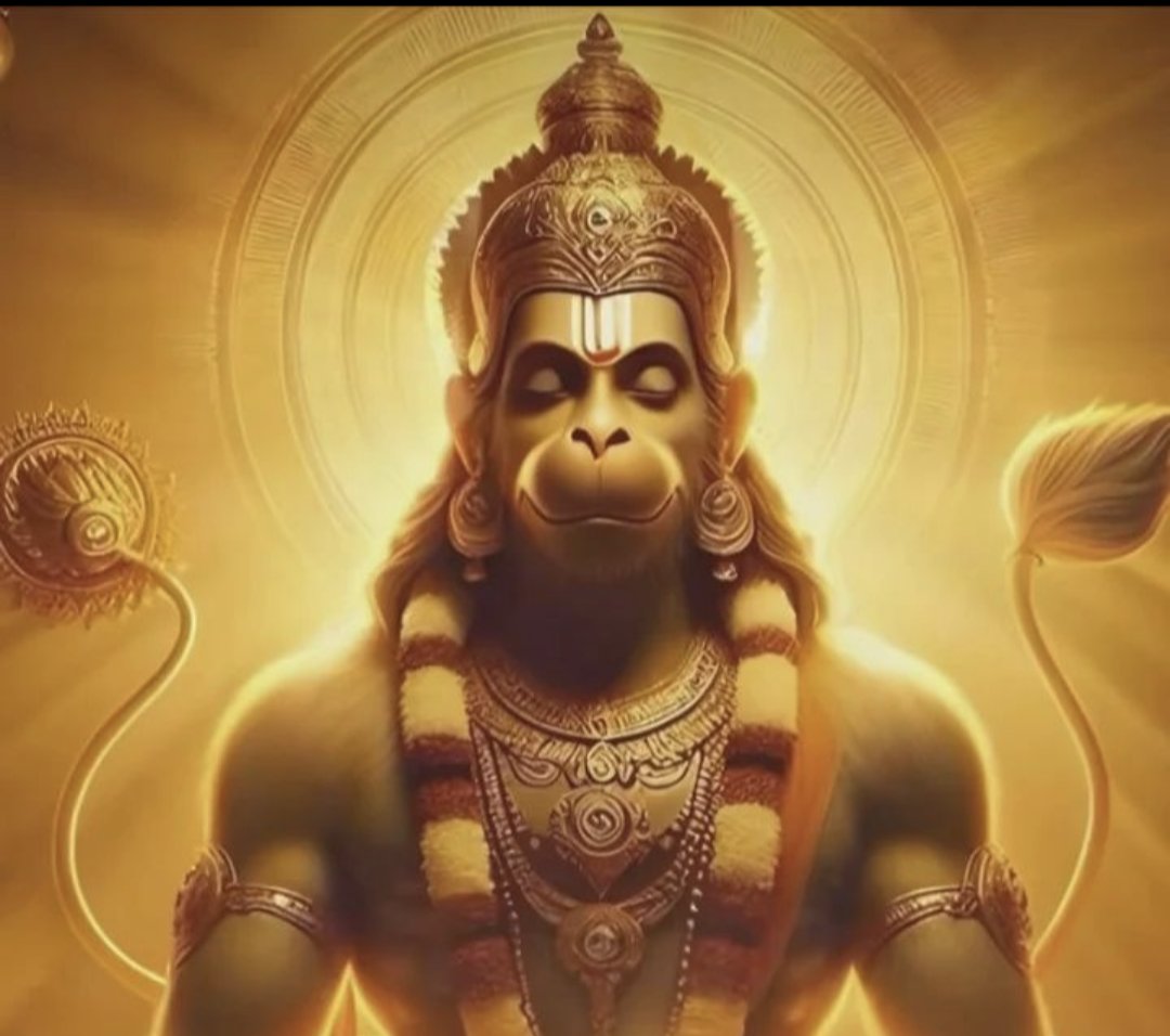 ॐ अंजनिसुताय् विद्महे, वायुपुत्राय् धीमहि तन्नो मारुतिः प्रचोदयात्।

#hanuman #bajrangbali #hindu #hinduism #sanatandharm #ram #lordrama