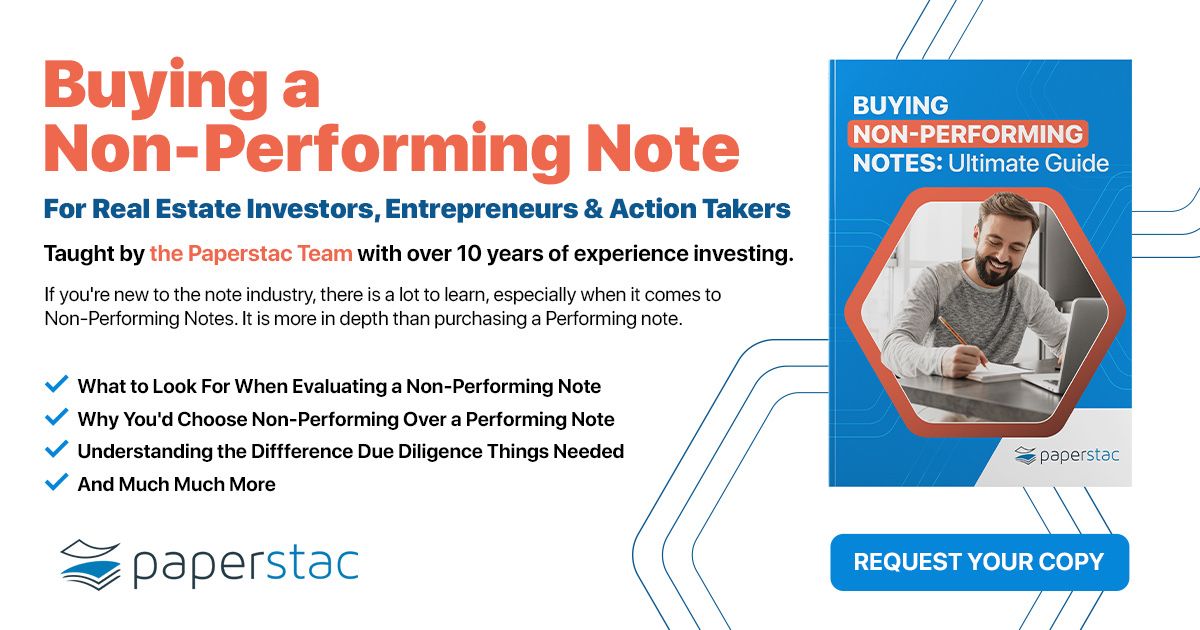 Purchasing a Non-Performing Mortgage Note Ultimate Guide

📲 Download our FREE note investing guide here: buff.ly/4aYMSUa 

#investing #financialfreedom #realestateinvesting #noteinvesting #mortgagenotes #PaperstacAcademy