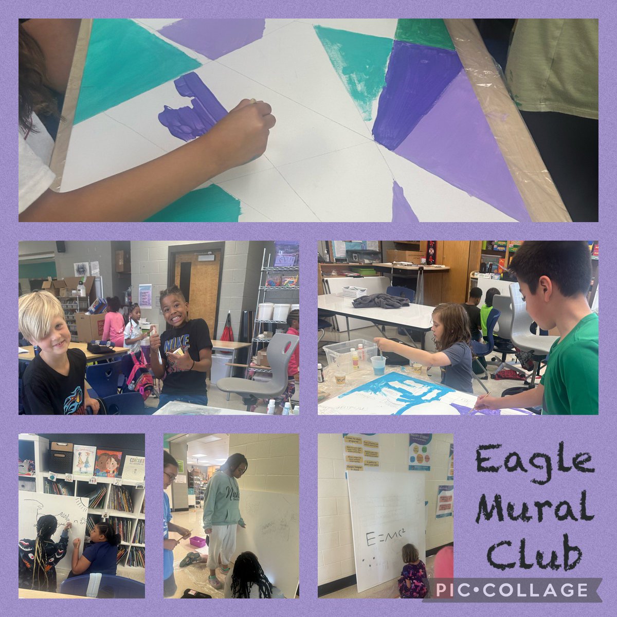 @RHSEFoundation our Mural Club has something brewing all thanks to you!!! Our Eagles are excited about this opportunity because of you! @RockHillSchools #EaglesEmerge