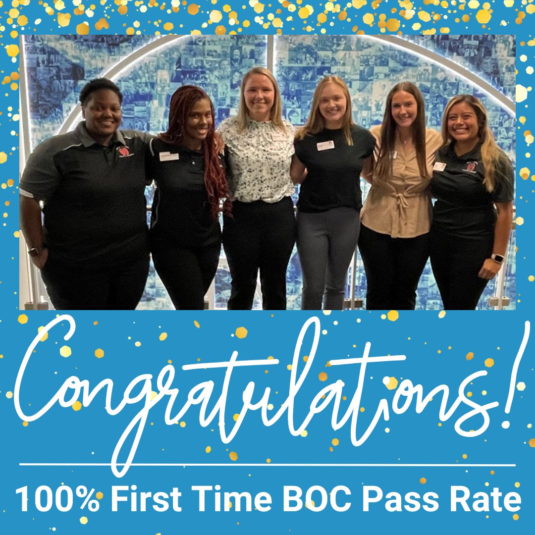 Mission BOC: Accomplished ✅ Congratulations to the Class of 2024 for successfully challenging the BOC Exam! We are so proud of them & this incredible achievement! Next up, graduation on Sunday! #WeAreNC #athletictraining #gradschool #athletictrainingstudents #missionBOC #ATC