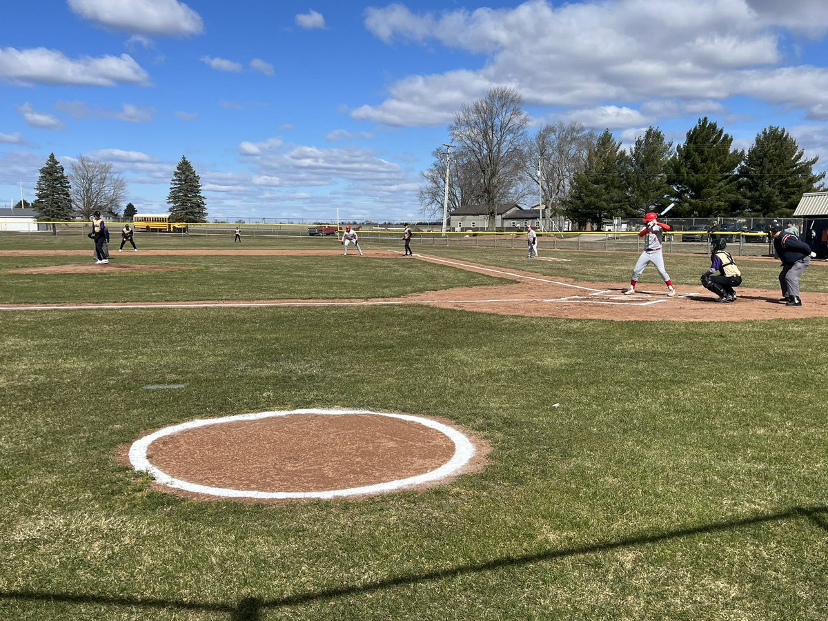 Farwell Varsity Baseball with 2 big wins today! They took St. Louis down in a double header winning 17-5 and 8-4! #RiseAbove