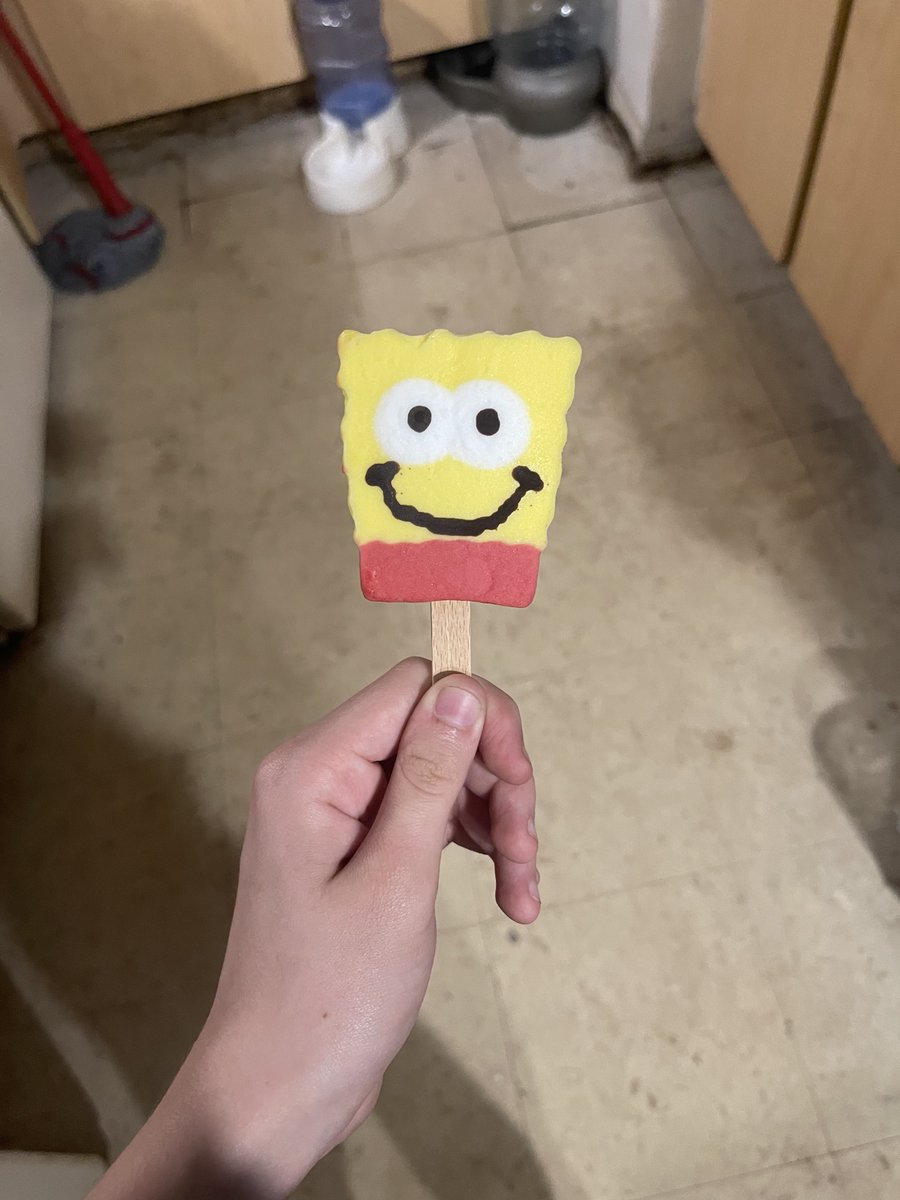 I JUST WANTED TO EAT A SPONGEBOB POPSICLE WHAT THE FUCK IS THIS