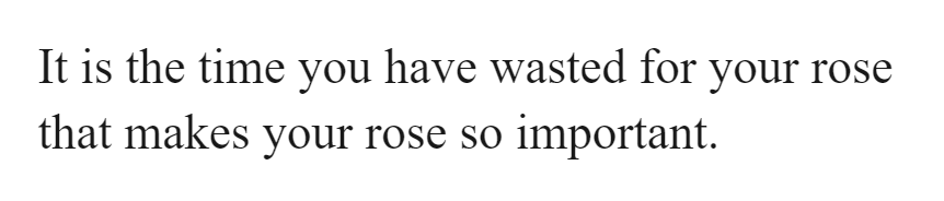 luhaenten's tweet photo. This quote from The Little Prince is so important to me https://t.co/fHWM5PIgo4