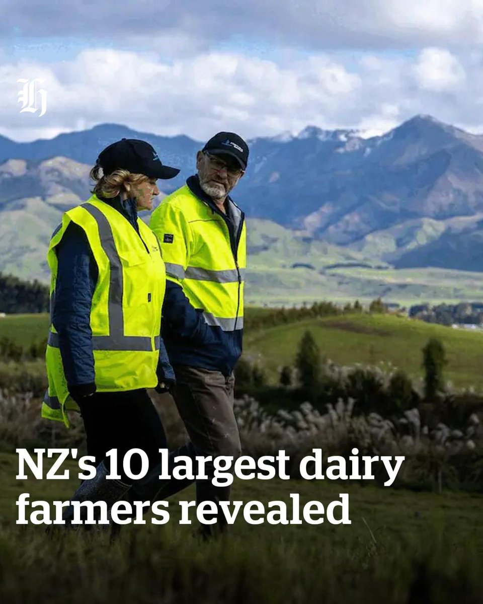NZ’s 10 largest dairy farmers reveal changing face of an industry #HeraldPremium  🔗 tinyurl.com/mwzcevw8