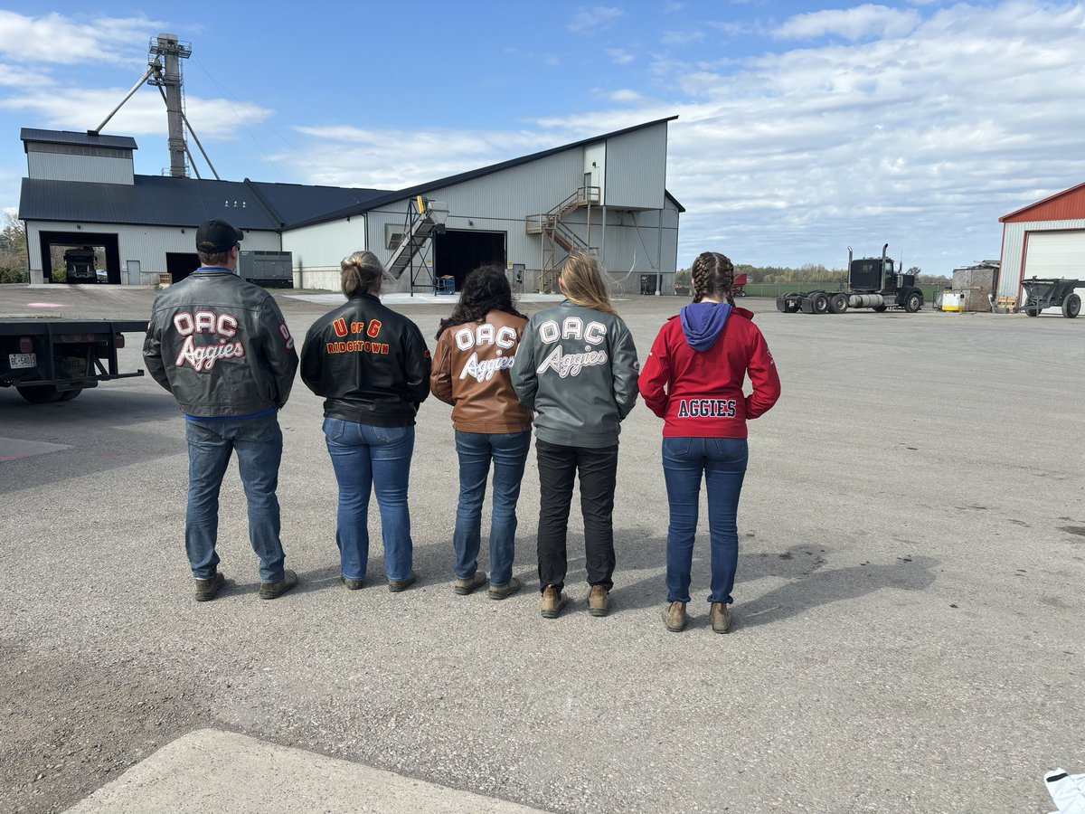 Some of the <a href="/ScotlandAg/">Scotland Agromart Ltd</a> crew celebrating #OAC150 today!! We love having classmates who turn into coworkers 🌱