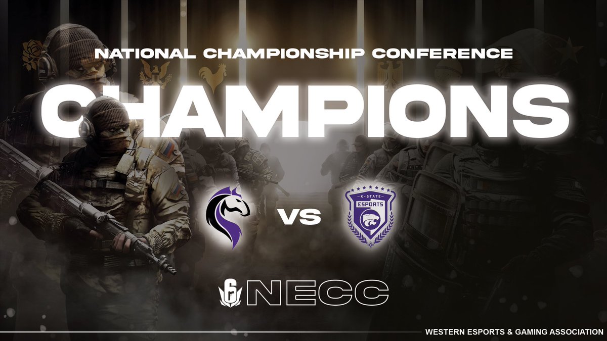 WEEEEEE ARE THE CHAMPIONSSS MY FRIENDSSSSS

A huge congrats to our R6 team for their 3-0 game against @kstate_esports in the finals that won them the National Championship Conference title!!

#WesternR6 #uwoesports #RainbowSixSiege