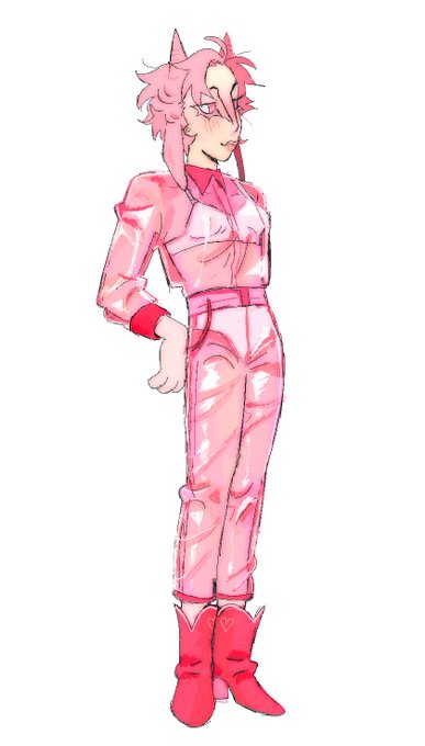 「long sleeves pink theme」 illustration images(Latest)