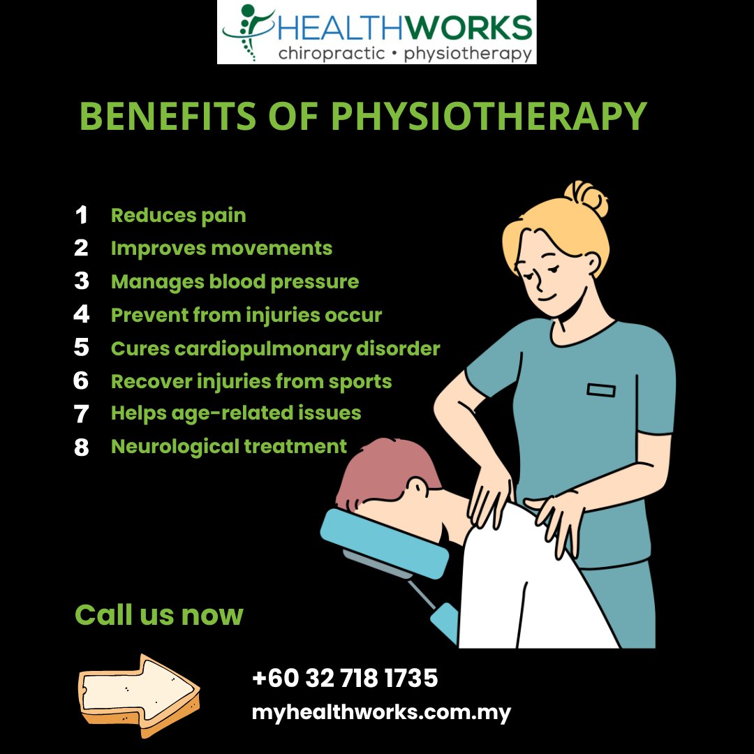 Call us on +60 32 718 1735 to book an appointment.

#physiotherapy #sportsinjuryphysio #lowbackpain #wellness #health #neckpain #backpain #spine  #getadjusted #physicaltherapy #injuries #physio