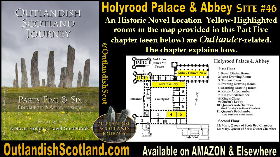 Jamie & Claire had no choice but to join Charles Edward Stuart during his occupation of Holyrood Palace in September & October of 1745. Learn more about Outlandish Scotland Journey Part Five (& read the FREESample): outlandishscotland.com/outlandish-sco… #Outlander