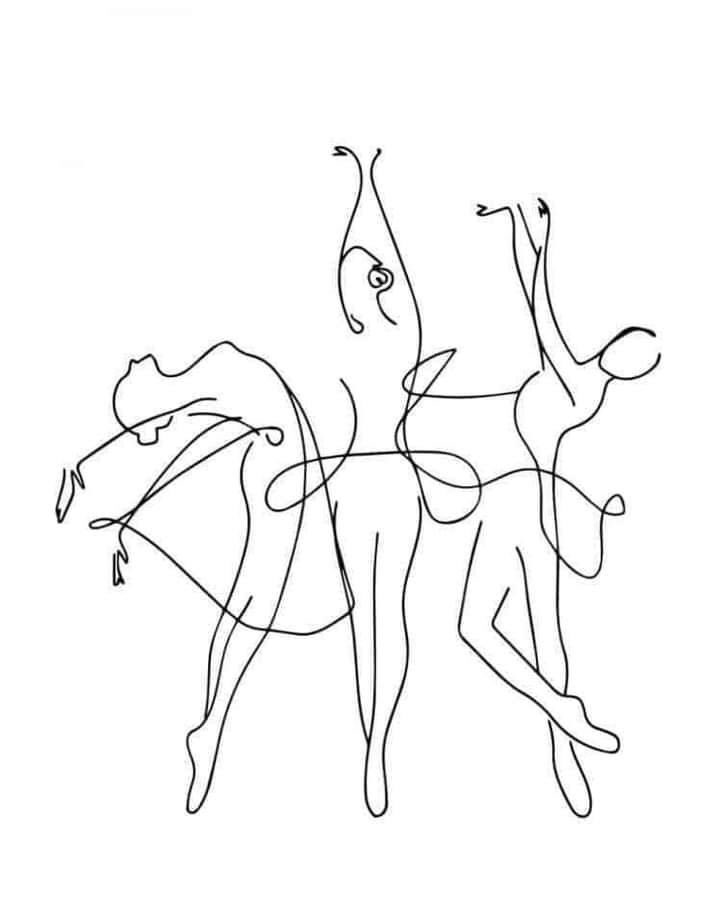 Pablo Picasso (1881-1973) 'Dance', graphic arts.