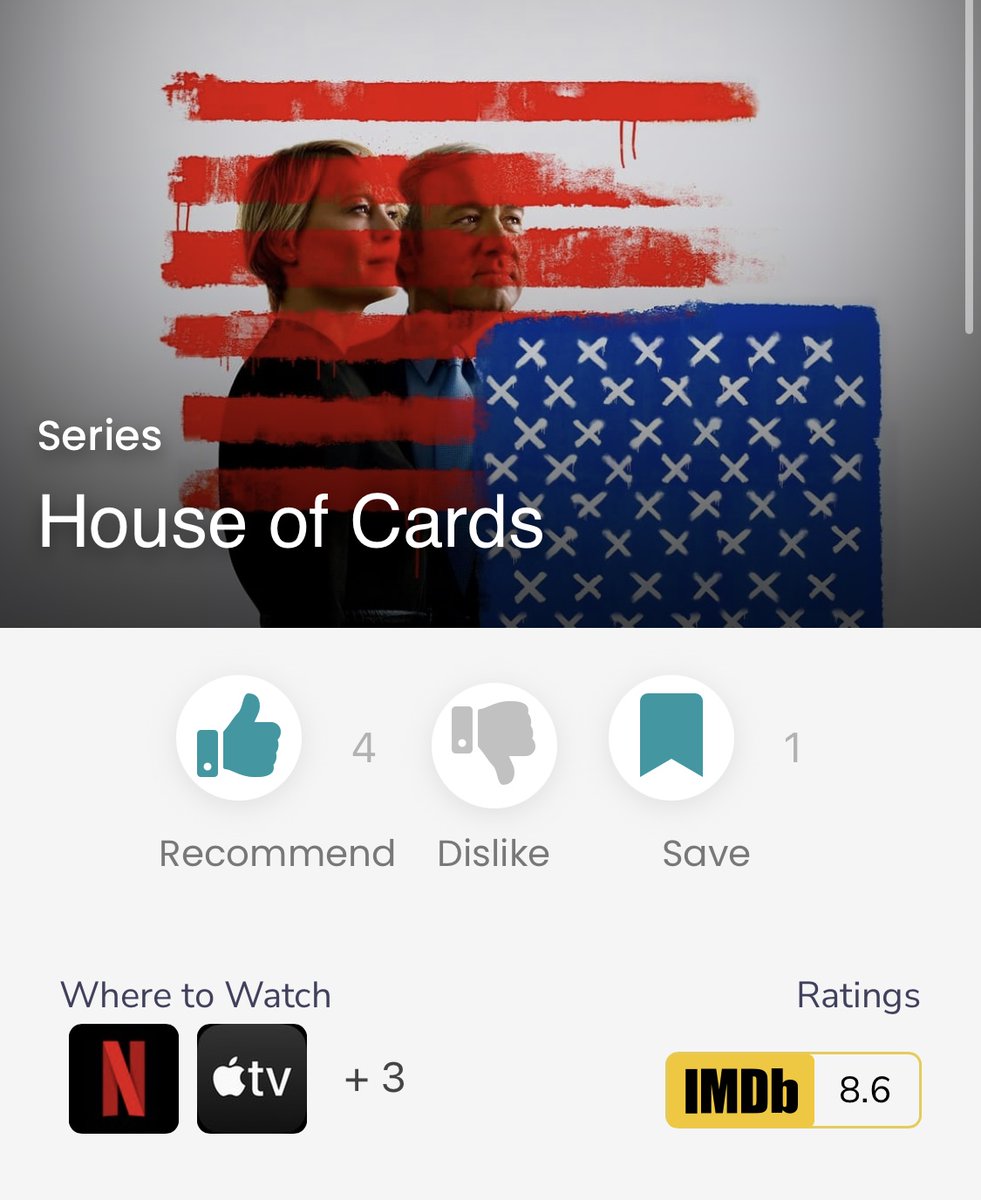 Let's dive into the power struggles of 'House of Cards' and its Machiavellian intrigue. Navigate the treacherous waters of politics with 'House of Cards' fans on Spready. Find out where it’s showing in your country. 

#HouseOfCards #PoliticalDrama #TVTwitter