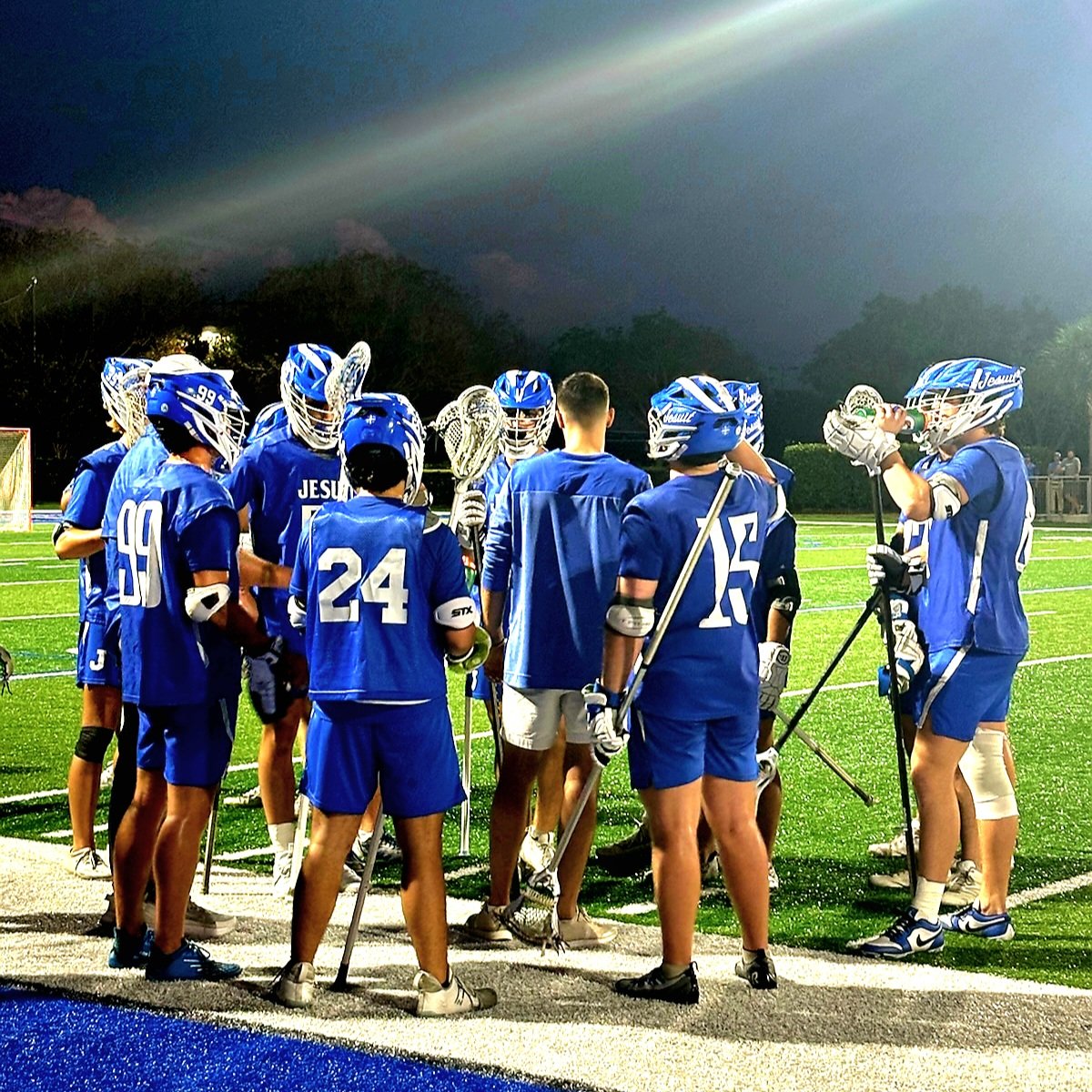 Region Semifinal, halftime: Jesuit 2 Comm. School Naples 4 #AMDG #GoTigers