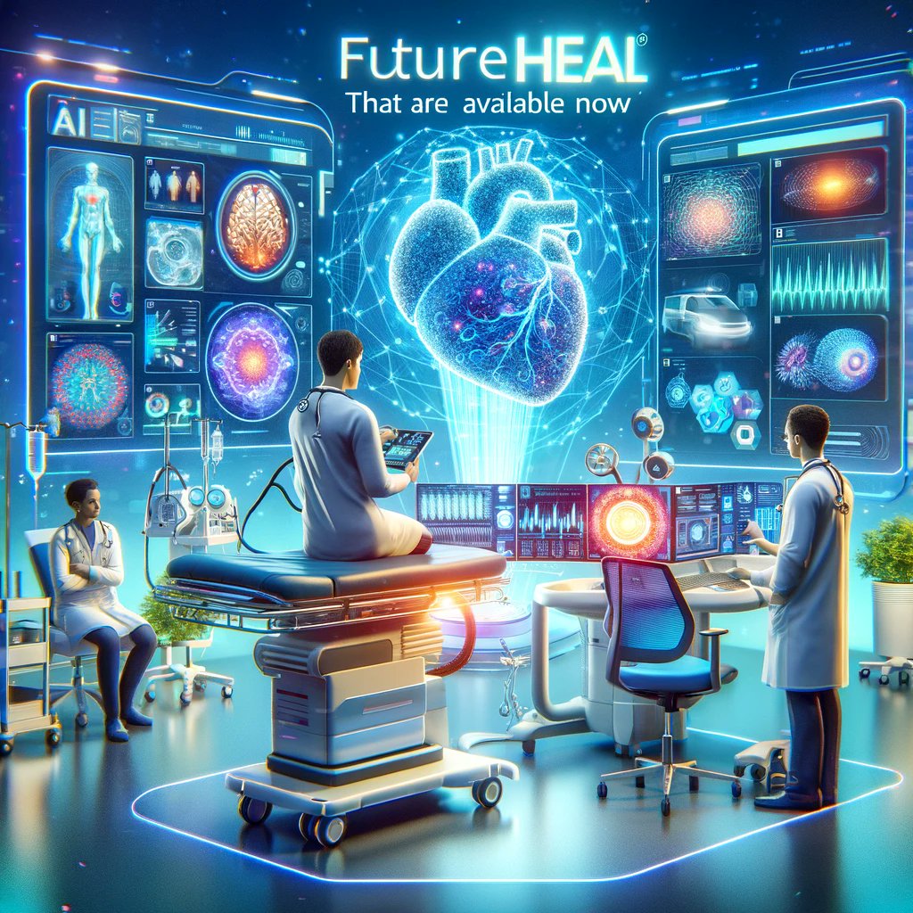 Why wait for the #future? With #Futureheal, advanced #AI healthcare solutions are here today. 

#AIRevolution #HealthcareInnovation #SağlıkTeknolojisi #DijitalSağlık #AkıllıSağlık #YapayZeka #MedTech #HealthTech #AIHealthcare #DigitalHealth