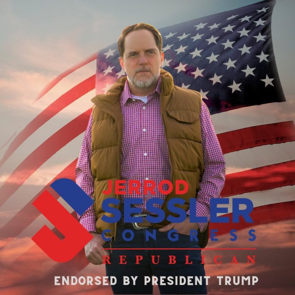 I am officially endorsing Jerrod Sessler in the Washington 4th Congressional District. Jerrod Sessler has my complete and total endorsement. @Sessler is running against RINO Dan Newhouse. President Trump endorsed Jerrod. He will join the House Freedom Caucus. He is America First.