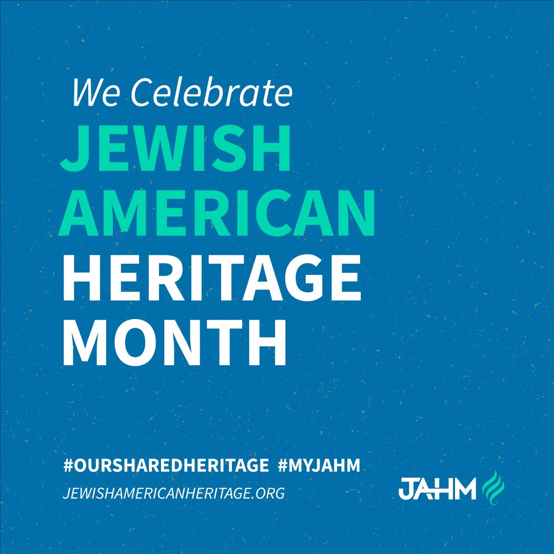 Happy Jewish American Heritage Month!  This month, join me in celebrating the vast contributions that Jewish Americans have provided to our grateful nation.