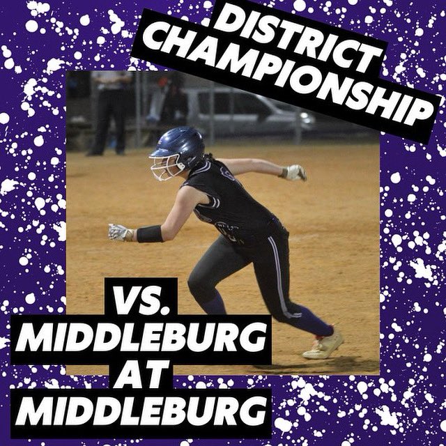 Support the Lady Canes tomorrow night! District Championship GHS @ Middleburg 5/2/24 at 6:30pm
