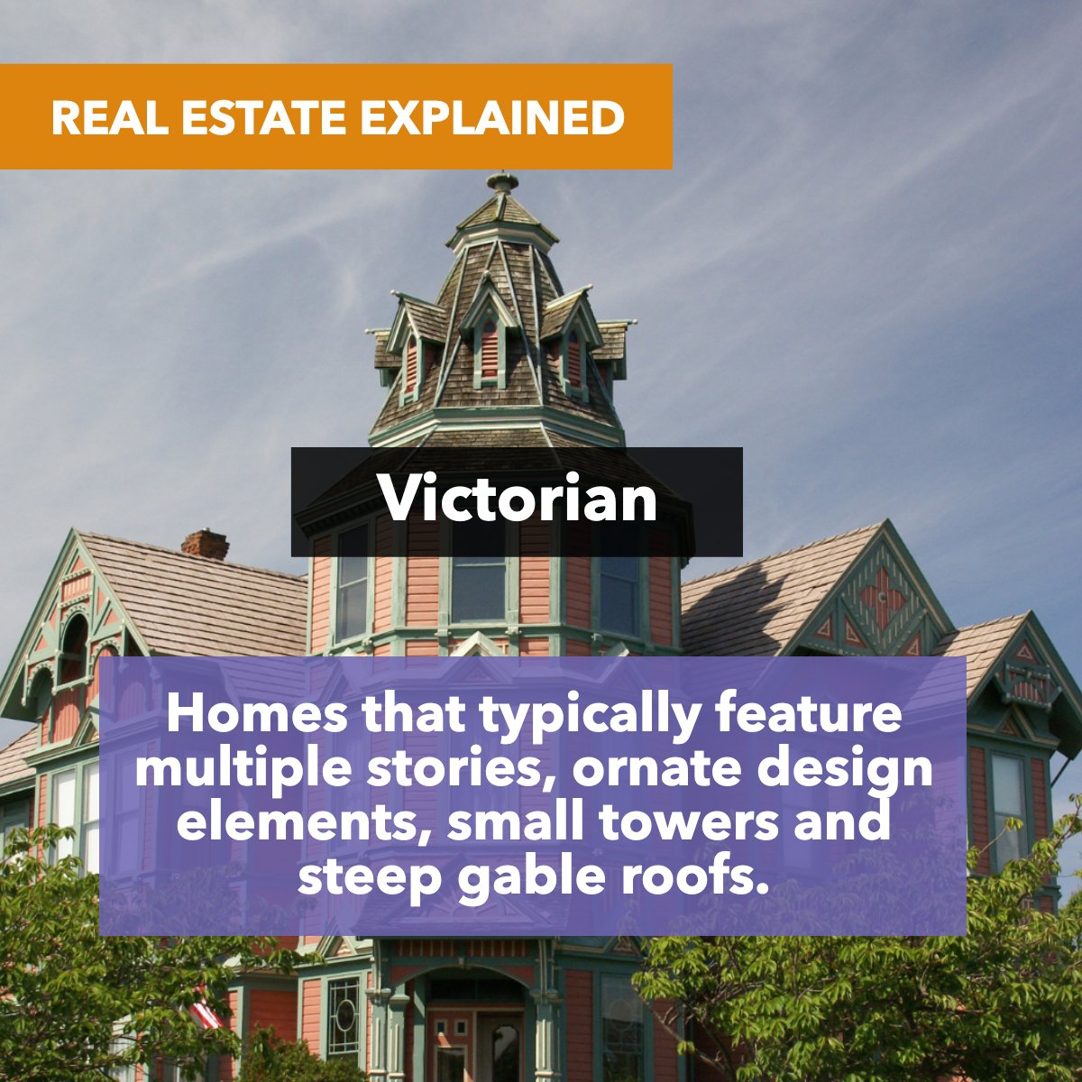 Did you know what a Victorian House is? 🤔 Is this the type of house that you like? #victorianhouse #realestate #facts #realfacts #RacingRealEstateAgent #BarrettRealEstate #StoneTreeRealEstateTeam #maricopaazrealestate #racingagent #arizonarealestate