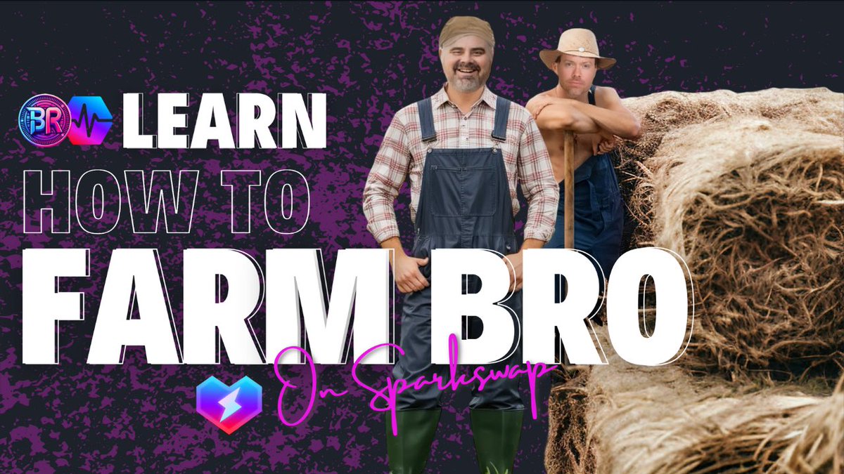 𝗖𝗔𝗟𝗟𝗜𝗡𝗚 𝗔𝗟𝗟 𝗕𝗥𝗢𝗦! 👨‍🦰🧔👨🏽‍🦱
Earn yield on your $BRO token by farming BRO/PLS on #Sparkswap 🚜💰

Learn How: youtu.be/MFeQI_cn2vY

 #Pulsechain #yieldfarming #PLS 

@BenArmstrongsX @RichardHeartWin @joinBENCoin
