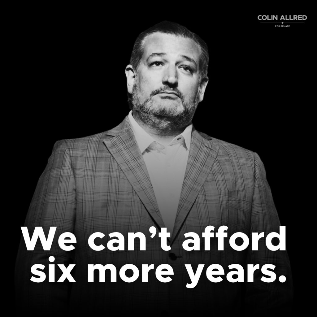 From Ted Cruz’s support of Texas’ cruel abortion ban, to his efforts to overturn the 2020 election, it’s clear we can’t afford six more years of Ted Cruz’s extremism. We must defeat him in November.