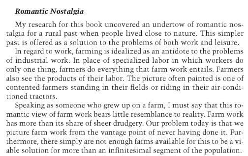 Leland Ryken on the romanticization of farming