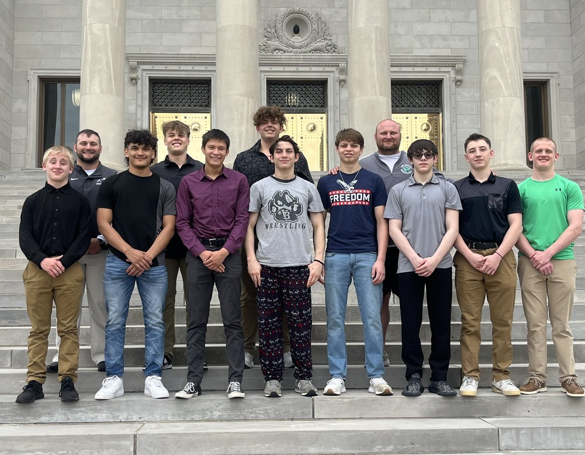 Today, the VBHS wrestling team was honored at the Arkansas State Capitol for securing three consecutive state championships! VBSD is incredibly proud of these wrestlers and their coaches! #PointerPride