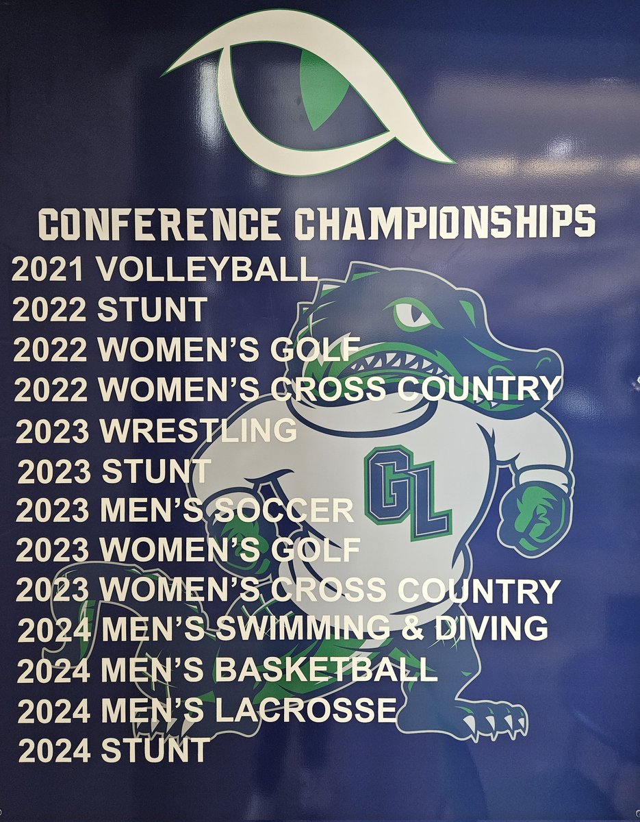 Some new additions to the big board outside the gym 👀🏆🐊
