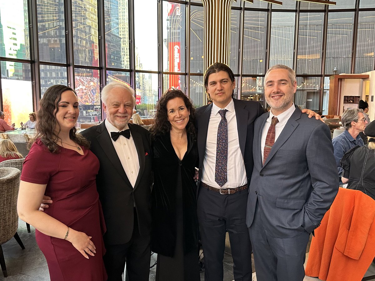 Mysterious team pic checking in from the 78th annual @EdgarAwards !!!