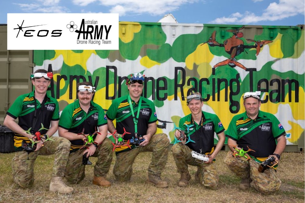 #EOS is a proud sponsor of the @AUADRT We're excited to support their journey and see them #sendit! #DroneRacing @DefenceAust @HLCAusArmy @FORCOMDAusArmy @keirinjoyce @COMD7BDE @3BrigadeTSV