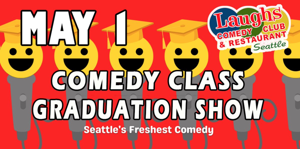 TONIGHT AND TOMORROW! (Weds. and Thurs.) we have a VERY special event! Our comedy class graduates will take the stage. It's only 10 bucks to see the stars of tomorrow and support them with your LAUGHS! 😂😂😂