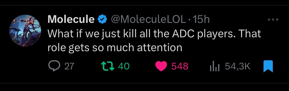 @SOwOrizona @MakkroLoL Don’t get me wrong Fuck adcs
As Grandfather Molecule once said