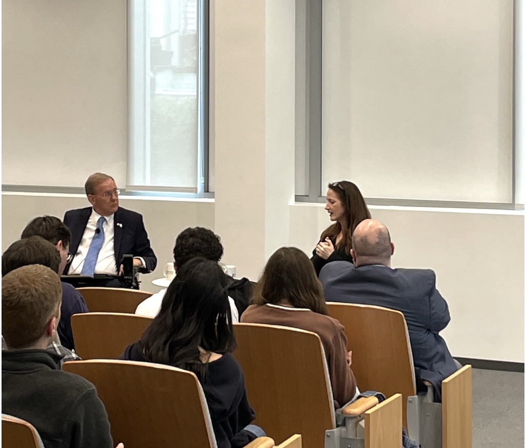 We were pleased @WatsonInstitute to listen to DNI Avril Haines. I liked her effusive praise for Prof. Robert Jervis and his legacy. Also appreciated her discourse on importance of protecting our civil liberties. Curiously, China was hardly mentioned. That's OK with me, actually.