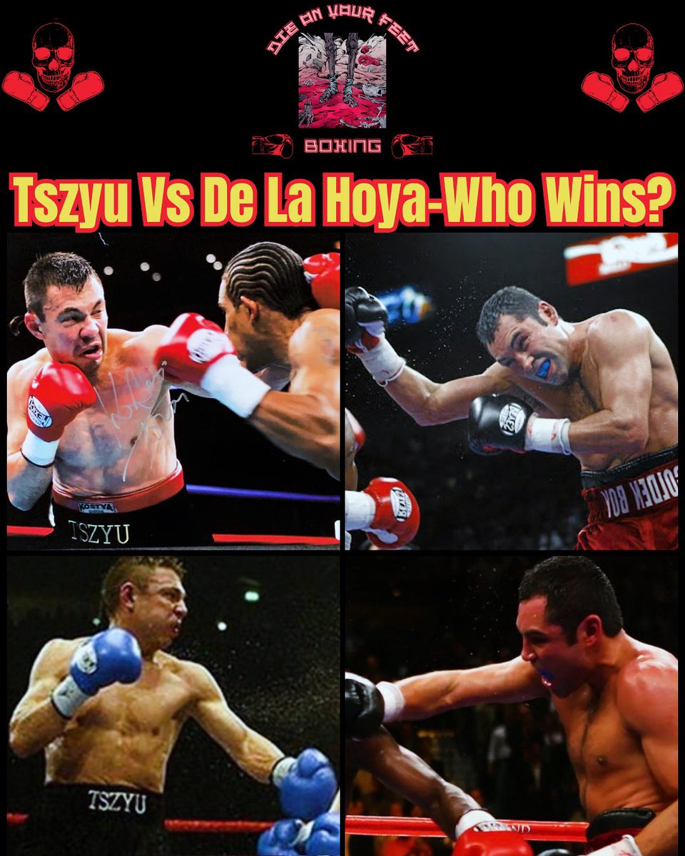 Tszyu Vs De La Hoya-Who Wins?
Follow @die_on_yourfeet for the best in 🥊Boxing, 👊MMA,🦵Muay Thai, 🤼‍♀️Grappling, and all 🥋Combat Sports
#mma #boxing #boxinglife #boxeo #boxingvideos #knockouts #boxingday #ufc #fighter #fights #ko #boxinghype #boxingfans #knockout #boxingnews…