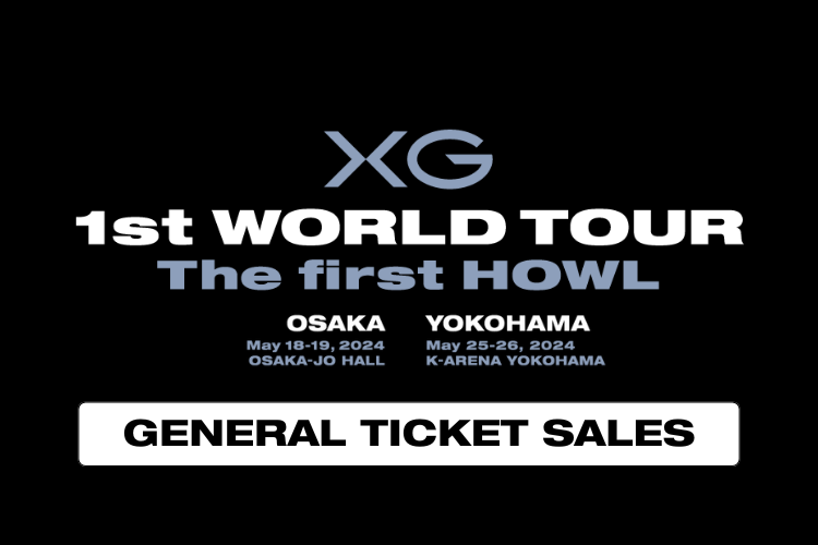 [XG 1st WORLD TOUR “The first HOWL”] General Ticket Sales will begin on Friday, May 3rd at 10:00 AM (JST/KST)! xgalx.com/xg/news/detail… #XG_1stWORLDTOUR #ThefirstHOWL