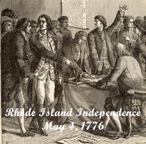 4 May 1776: The General Assembly of the Colony of Rhode Island is the first colony to declare its #independence from England. It occurs two months before the Declaration of Independence was adopted. #Freedom #HistoryMatters #History #OTD #ad amzn.to/3fb3V9b