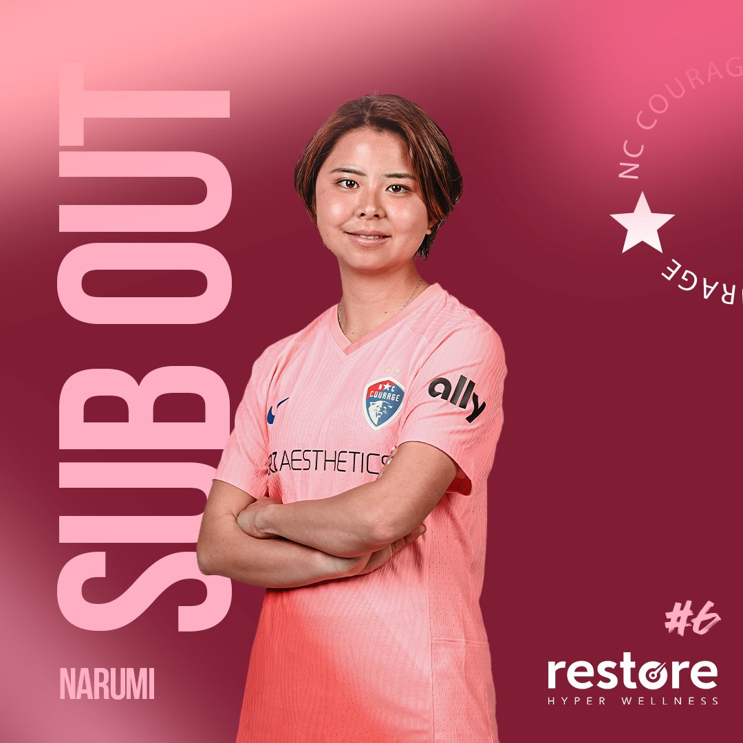 79' | One last substitution. ⤴️: Riley Jackson ⤵️: Narumi #ForTheLove | 1-4