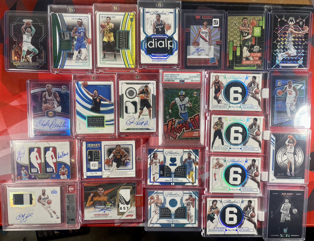 All 1/1s: Haven’t priced most of these out yet. Make and offer and maybe it gets accepted.