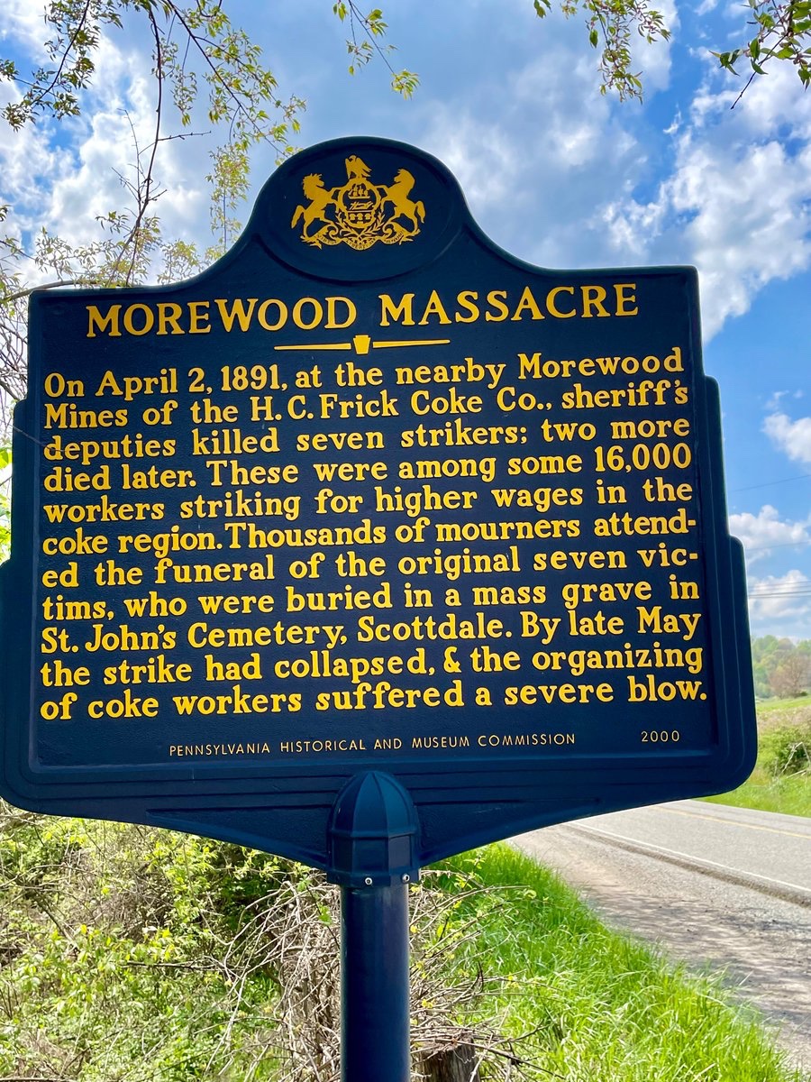 #HenryClayFrick was quite the evil man. He was also responsible, as Carnegie’s operations manager, for the violence involved at the Homestead strike in Pittsburgh. #LaborHistory #PAHistory #smalltowns