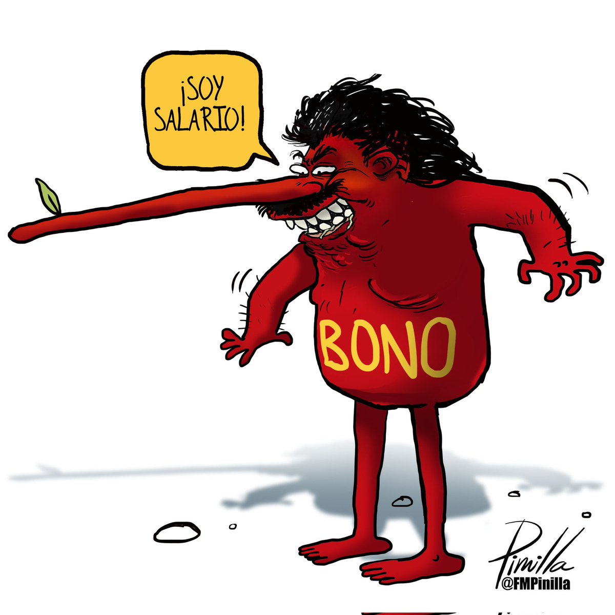 Repita conmigo: ¡Bono no es salario!
•
#Caricatura para @elnacionalweb 
•
#Caricatura #cartoon #Venezuela #venezolanos #politicalcartoon #BonoNoEsSalario