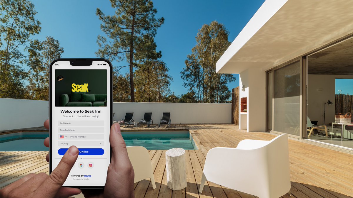Collect guest details to increase direct bookings, all while providing an exceptional wifi experience for your vacation rentals. routie.io #airbnbhosts #vrbohosts #vacationrental