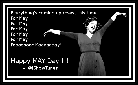 ⭐️ HAPPY 'MAY' DAY !!! ⭐️
#HappyMayDay #MayDay #GYPSY #Broadway #PattiLuPone